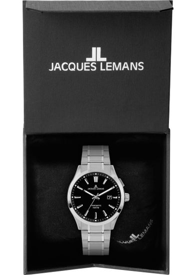 Jacques Lemans Hybromatic 1-2130E — гибридные мужские часы с автоподзаводом in a box