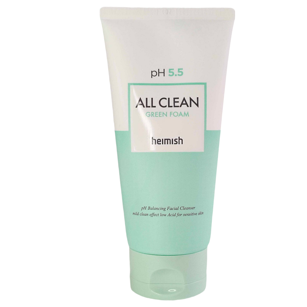 Heimish Гель для умывания слабокислотный All Clean Green Foam pH 5.5 для чувствительной кожи 150 ml