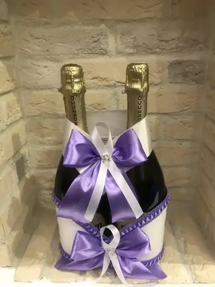 Украшение на шампанское