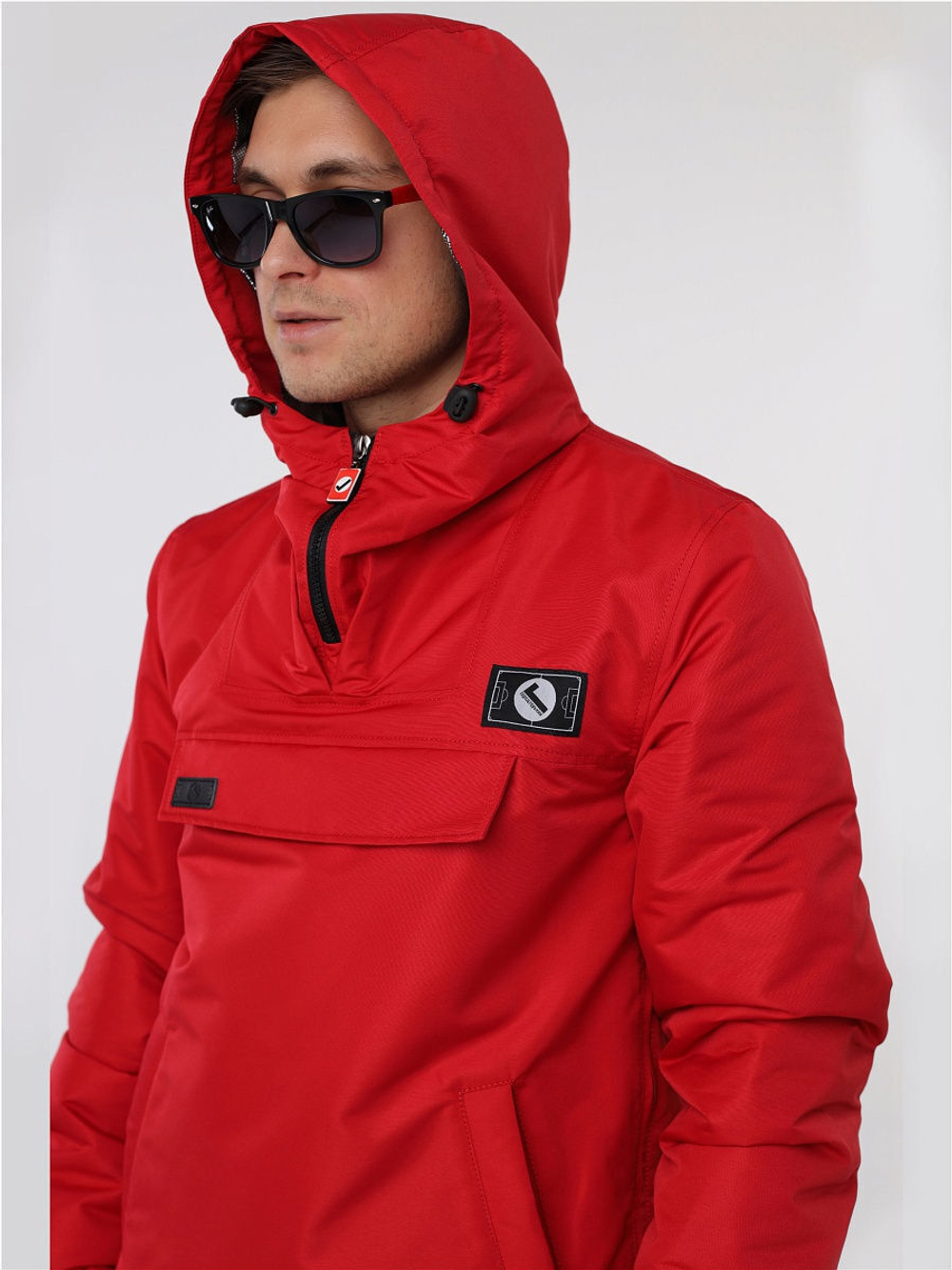 Анорак утепленный мужской Город Горький красный