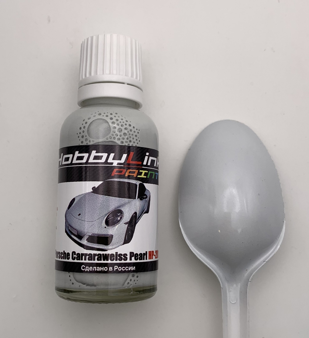 Краска лаковая HobbyLink Porsche Carraraweiss Pearl HP-2019