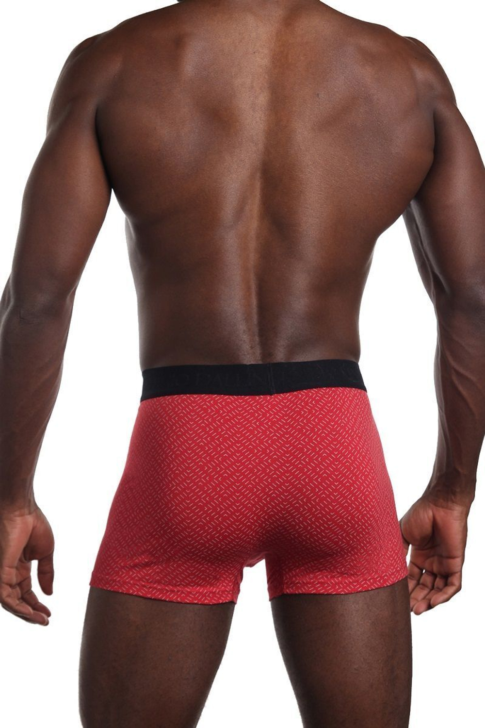 Трусы-боксеры в крапинку из высококачественного хлопка (Размер: XXXL) (Цвет: темно-синий)