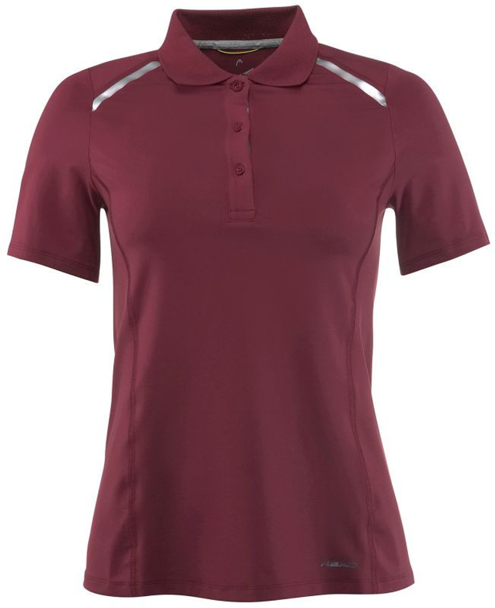 Женское поло Head Performance Polo W - красный