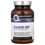Quality of Life, CoQ10-SR®, 100 мг, 60 растительных капсул