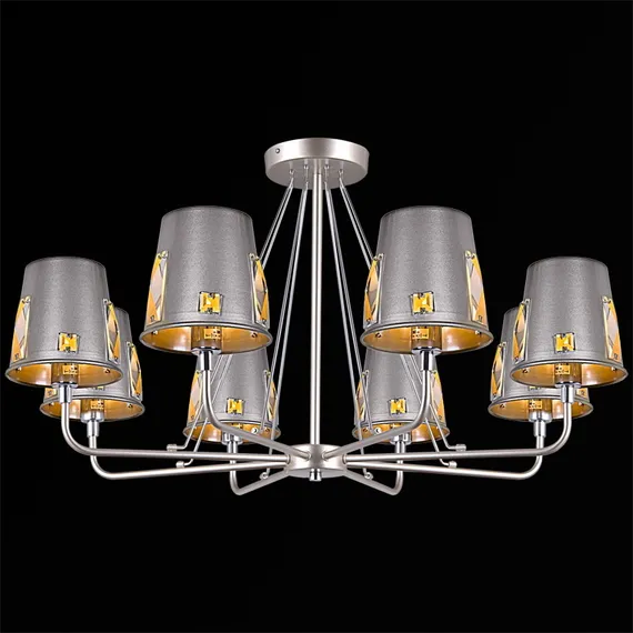 Люстра потолочная ILLUMICO E14  IL9407-8PSQ-29 CHS CR
