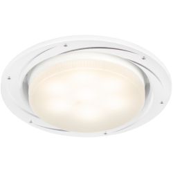 Светильник встраиваемый ЭРА KL 77 AL/WH /1 под лампу GX53 серебро/белый