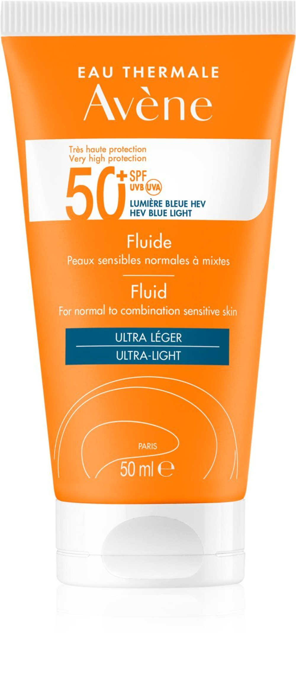 Avene Sun High Protection - флюид для загара лица SPF 50+ /   50  ml  / GTIN 3282770149074