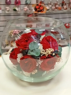 натуральные пионы в стекле, вакуум*