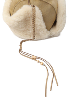 Шапка Braided Shearling Trapper