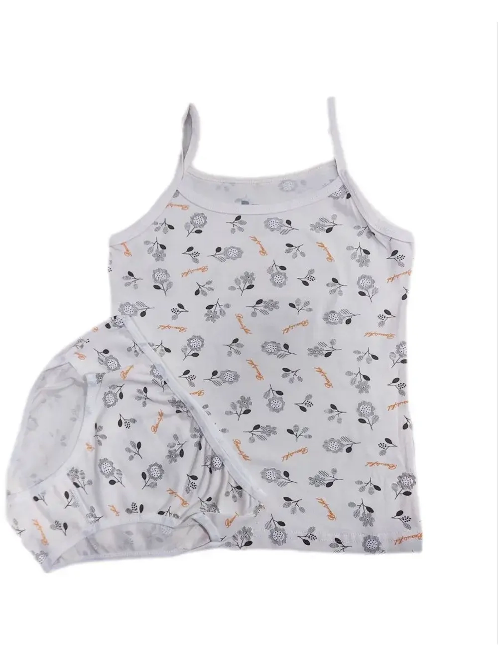 Комплект майка и трусики для девочки хлопок.