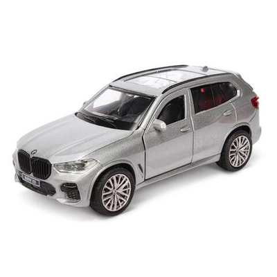Модель ин. мет. "BMW X5 M-Sport" 12см. двери, багаж, серебристый X5-12-SR (Технопарк)
