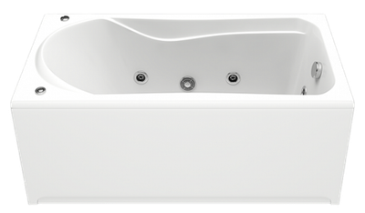 Ванна акриловая BAS Бриз 1500х750 с гидромассажем и каркасом