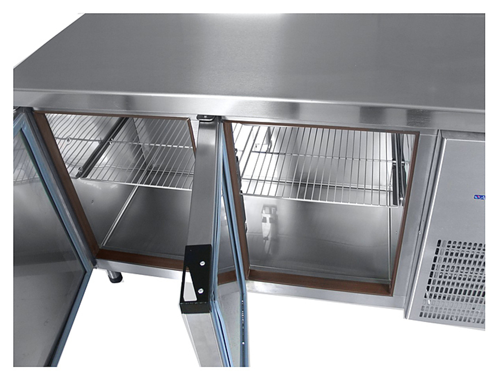 Стол холодильный Abat СХС-60-01 (две двери, без борта)