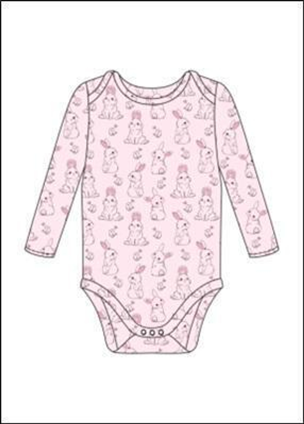 Боди д/новорожд. Б-26/4 р.74 "Лодочка-4" розовый (Ивашка)