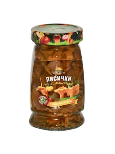 Лисички по-домашнему в маринаде