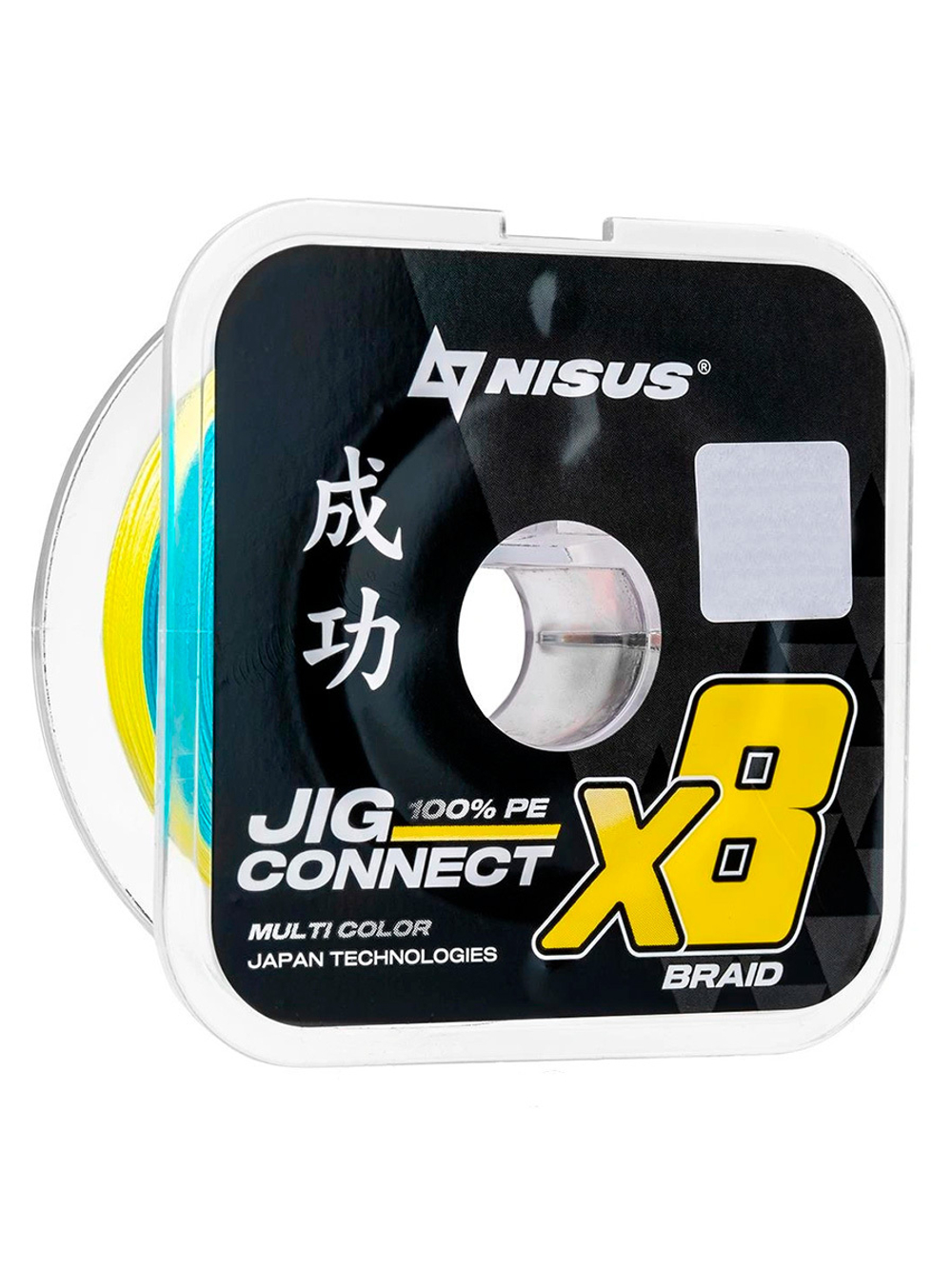 Шнур плетеный для рыбалки NISUS JIG CONNECT X4 PE Light Green 150m #0.4, 0.10mm 3.6кг/7.9LB (T-N-JC-X4-0.10-150-LG)