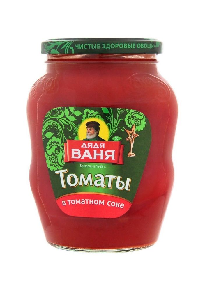 Томаты в томатном соке, Дядя Ваня, 0,68