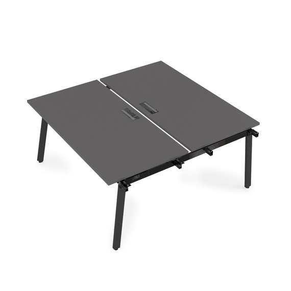 10БДН.284 Стол системы Бенч, сдвоенный, на 2 рабочих места - начальный (1600*1635*750)