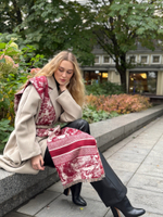 Шарф вискоза + шерсть лана