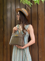 Сумка Hermes из кожи крокодила 28 см