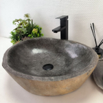 Раковина из речного камня RS-63426 (54*44*14) 0123