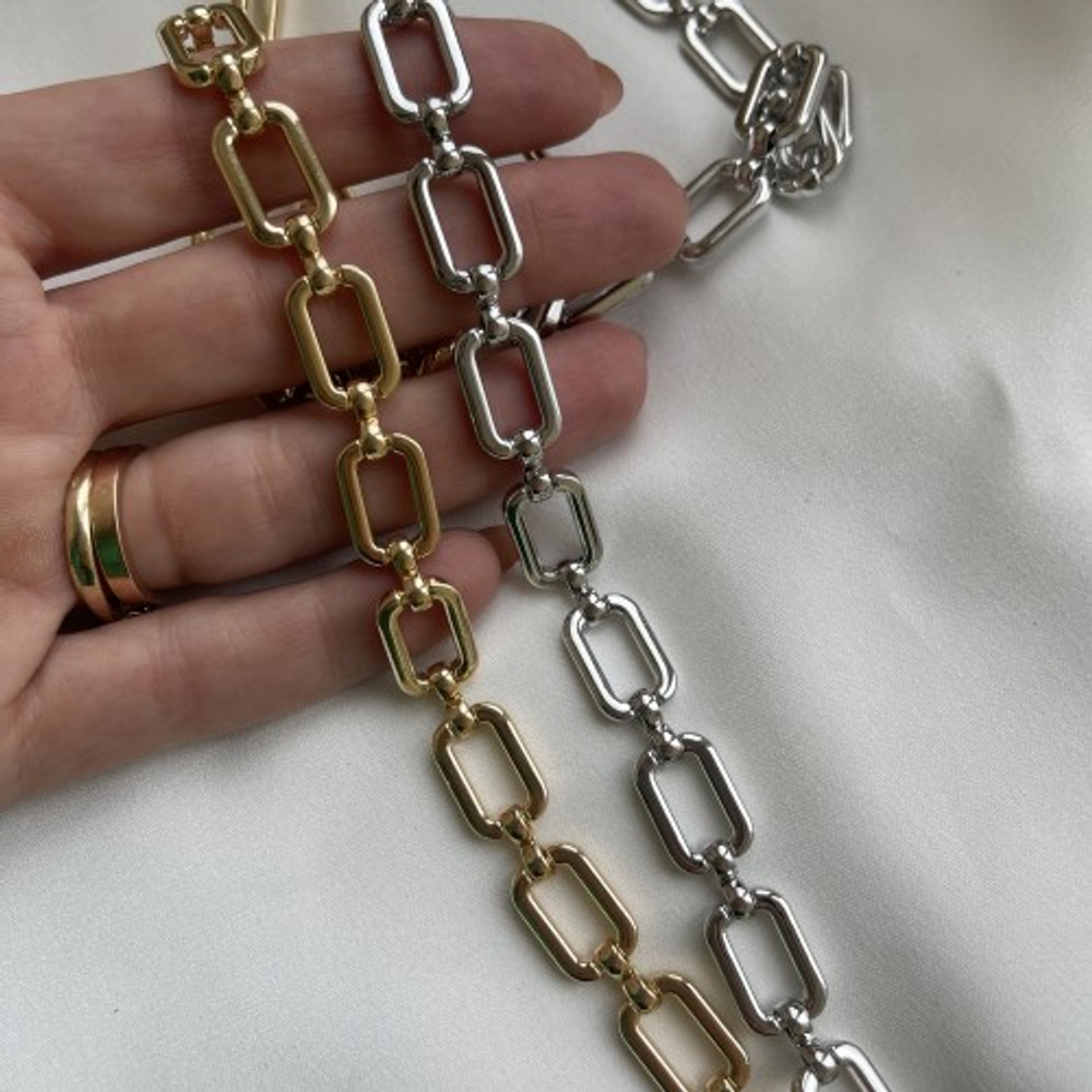 0449-р Цепь "Ванкувер", звено 20*10 мм, родирование