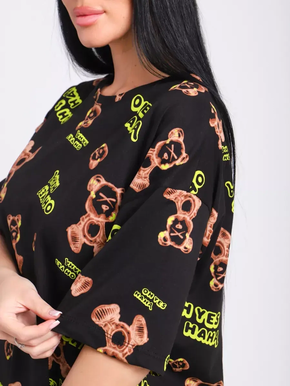 Платье-футболка спортивное оверсайз