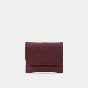 Кофр для украшений Small из кожи теленка, бордового цвета