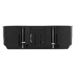 Коробка установочная ЭРА KUP-2-70-45 черная 2х местная 141х70х45мм для полых стен саморезы металлические лапки IP20