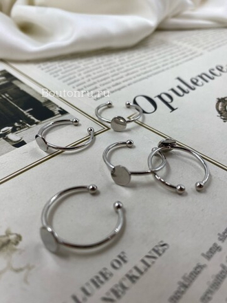 Основа для колец серебристая