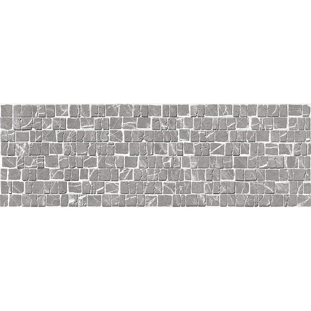 Плитка облицовочная Alma Ceramica Laurent серая мозаика 740x246x9 мм (7 шт.=1,274 кв.м)