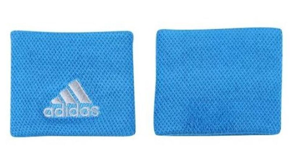 Напульсник теннисный Adidas Wristbands S - blue/grey