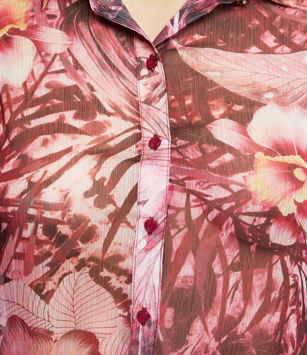 рубашка sl clouis GUESS - розовый(W2GH52 WEL02)