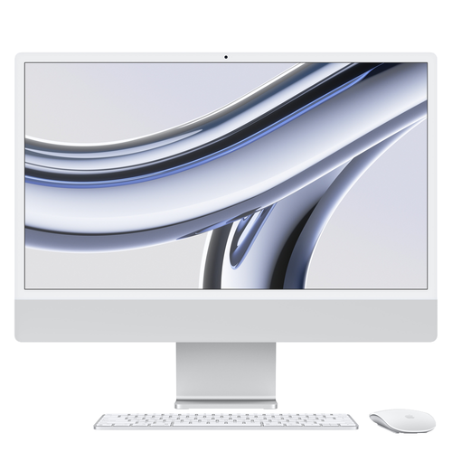 Моноблок Apple iMac 4.5K 24" (M3 8 CPU/10 GPU, 2023) 16/1TB, Silver (Серебристый) Z19E00033