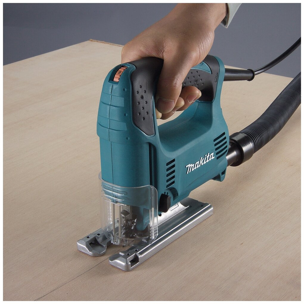 Лобзик Makita 4329  {450Вт,500-3100об\м, ход-18мм, рез-65мм,1.9кг, кор, маятн, Al подошва} ОРИГИНАЛ