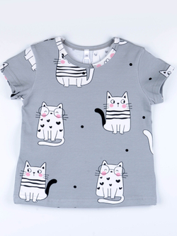 Футболка трикотажная детская 0-2 года Fleur de Vie