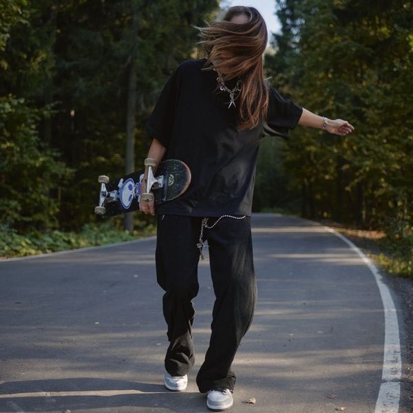 Брюки #7 вельветовые черные - фото 15