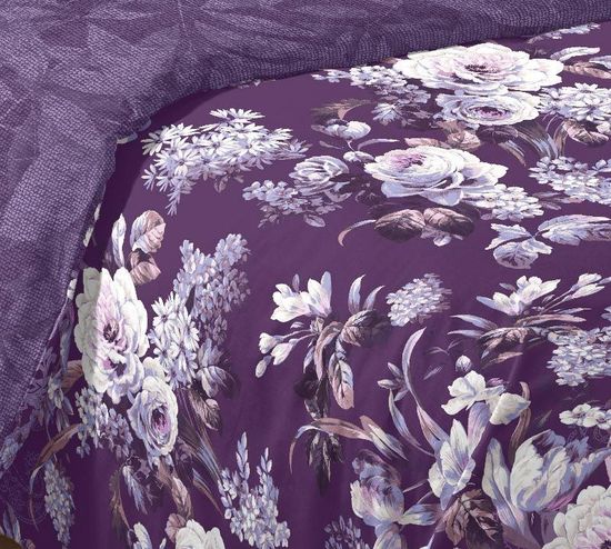 Двуспальный с европростынёй комплект постельного белья Чародейка сатин подарочная коробка