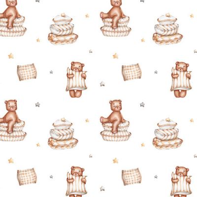 Мишки и подушки