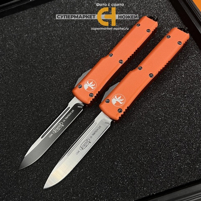 Реплика фронтального ножа Microtech Ultratech S/E - оранжевый