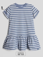 Платье для девочки в полоску