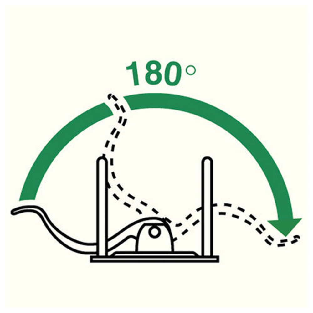 Папка-регистратор LEITZ, механизм 180°, покрытие пластик, 80 мм, синяя, 10101235P