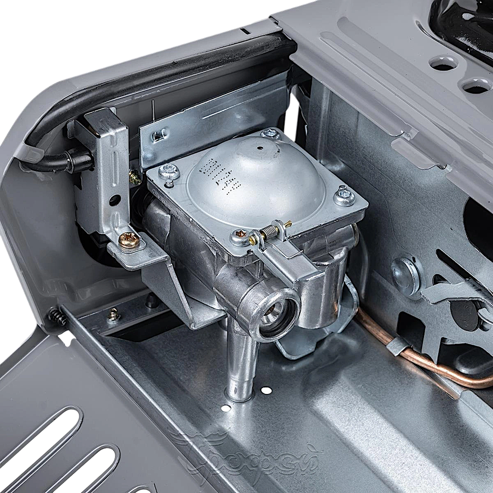 Газ. плита Nisus N-MS-2900HCBW в кейсе Горелка латунная Ветрозащита 4.5кВт 330г/ч 2.13кг Серая