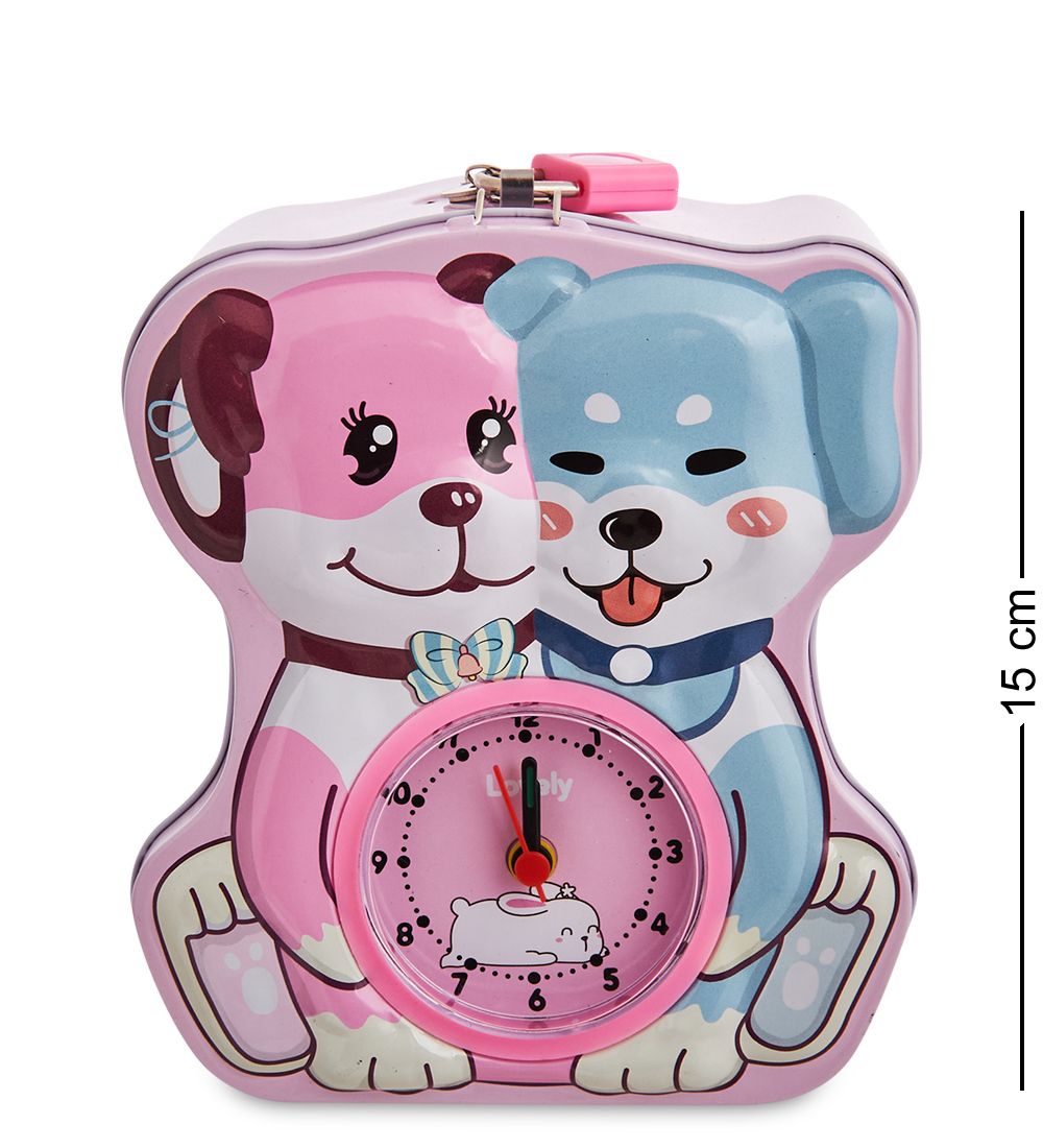 GAEM Art BX- 86/2 Метал. копилка с часами «Друзья»