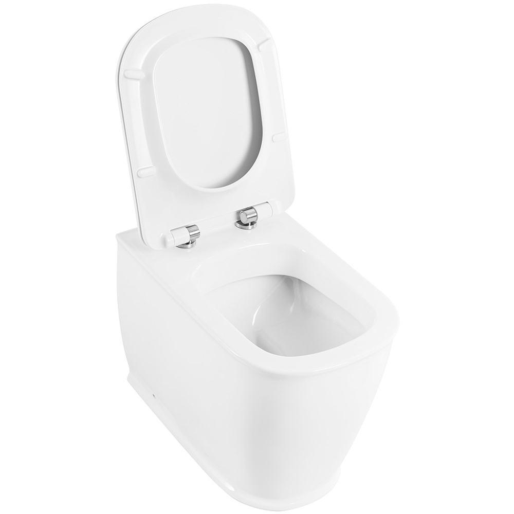 Унитаз BelBagno Prado BB10150CB/BB10150SC приставной с сиденьем Микролифт