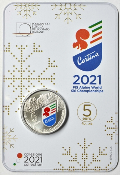 ИТАЛИЯ, 2021, 5 ЕВРО [СЕРЕБРО]