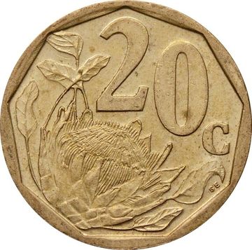 20 центов 2003 ЮАР