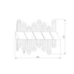 Настенный светильник Bogates JEWEL 420/1 4690389208010