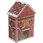 Банка жестяная «Пряничный домик» 21,5*14*9см