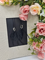 Серьги из натуральных камней "стиль Кучинелли", ручная работа, гипоаллергеновый материал